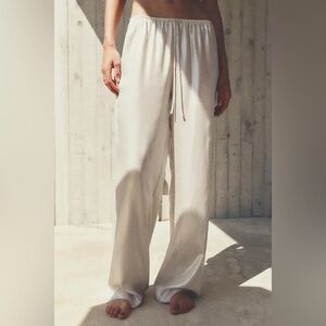 Zara Light Silver Pajama Pants
